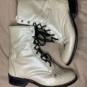 Justin Lace Up Boots!!